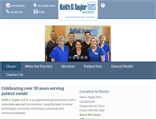 Tablet Screenshot of keithtaylordds.com